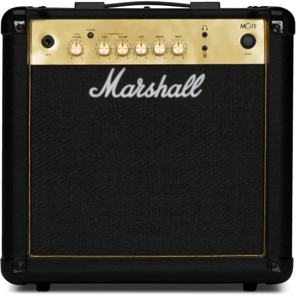 AMPLIFICADOR COMBO PARA GUITARRA ELÉCTRICA MG15G MARSHALL | NEGRO