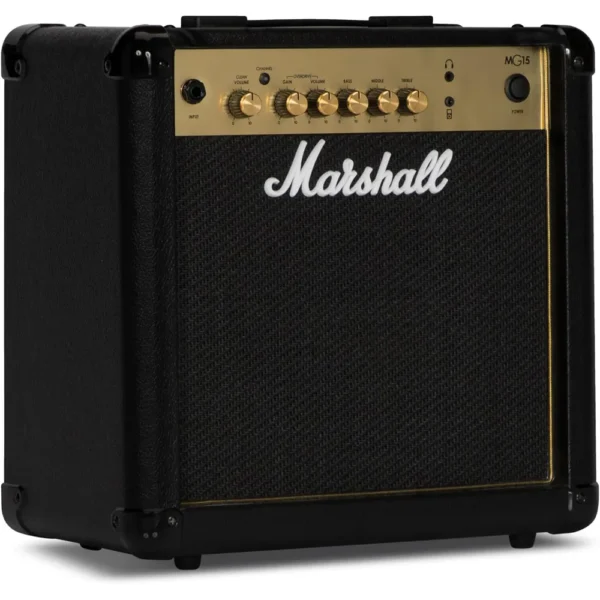 AMPLIFICADOR COMBO PARA GUITARRA ELÉCTRICA MG15G MARSHALL | NEGRO