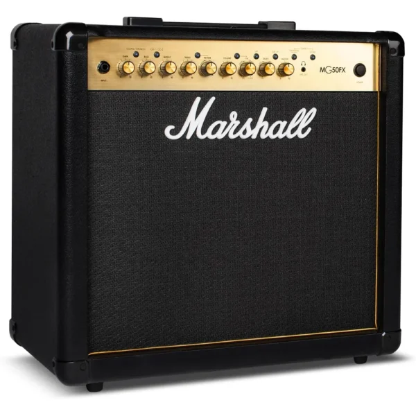 AMPLIFICADOR COMBO PARA GUITARRA ELÉCTRICA CON PEDAL MG50GFX MARSHALL | NEGRO
