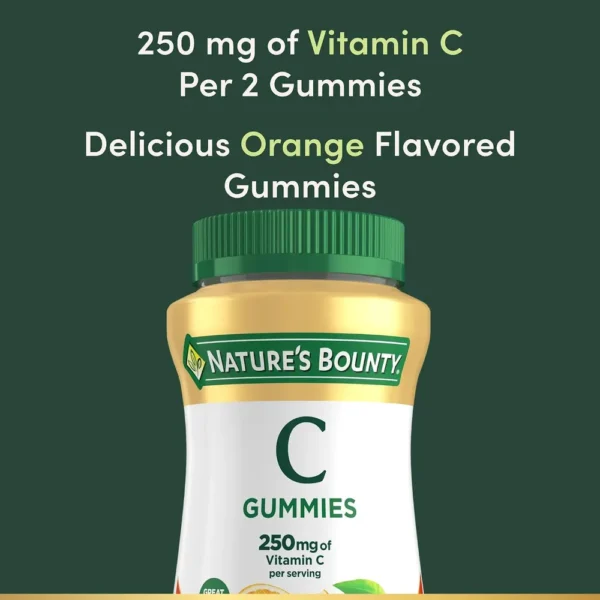 VITAMINA C NATURE'S BOUNTY 250 MG 80 GOMITAS