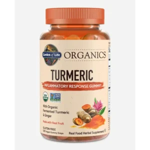 CÚRCUMA GARDEN OF LIFE ORGANICS CURCUMINA 50 MG 120 GOMITAS
