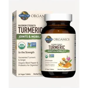 CÚRCUMA GARDEN OF LIFE ORGANICS CURCUMINA 500 MG 30 TABLETAS