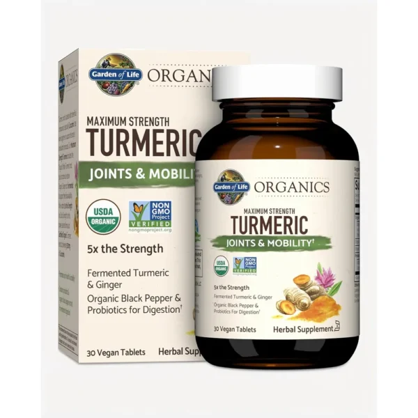 CÚRCUMA GARDEN OF LIFE ORGANICS CURCUMINA 500 MG 30 TABLETAS