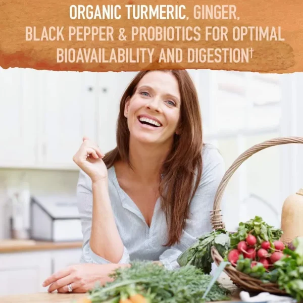 CÚRCUMA GARDEN OF LIFE ORGANICS CURCUMINA 500 MG 30 TABLETAS