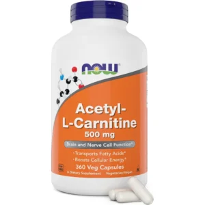 ACETIL L-CARNITINA NOW FOODS 500 MG 360 CÁPSULAS