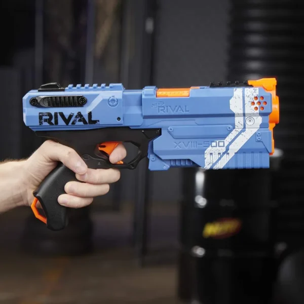 NERF LANZADOR RIVAL KRONOS XVIII-500 AZUL