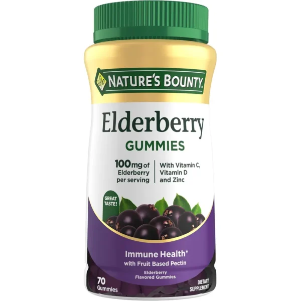 SAÚCO NATURE'S BOUNTY 100 MG 70 GOMITAS
