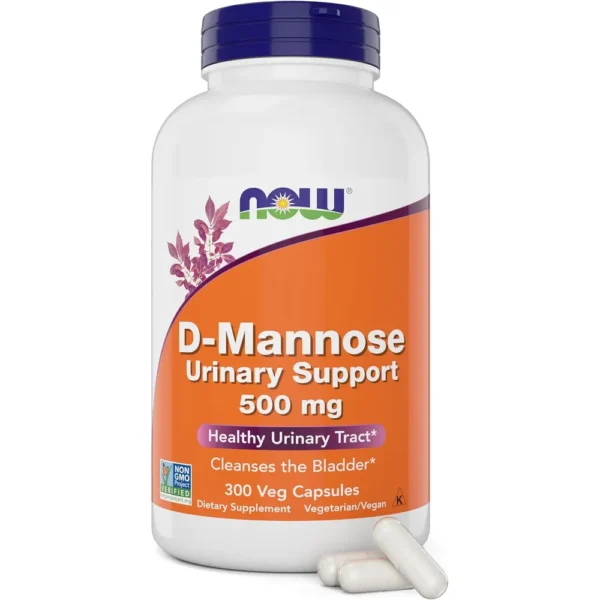 D-MANOSA NOW FOODS 500 MG 300 CÁPSULAS