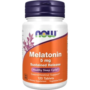 MELATONINA NOW FOODS 5 MG LIBERACIÓN PROLONGADA 120 TABLETAS