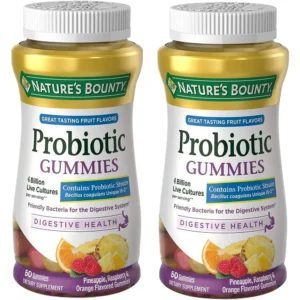 PROBIÓTICO NATURE'S BOUNTY 4 BILLONES 60 GOMITAS | PACK 2