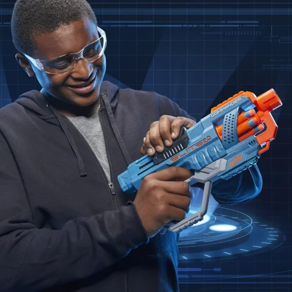 b083qzlsxs_2.webp NERF LANZADOR ELITE 2.0 COMMANDER RD-6 CON TAMBOR DE 6 DARDOS
