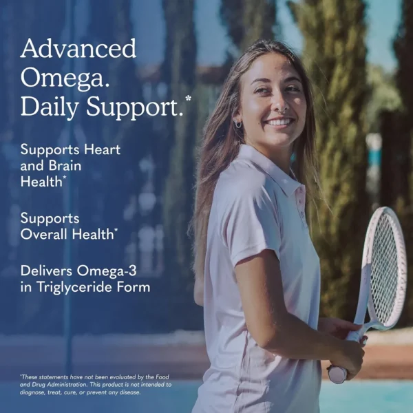 OMEGA 3 GARDEN OF LIFE DR. FORMULATED ADVANCED 1290 MG LIMÓN 60 CÁPSULAS