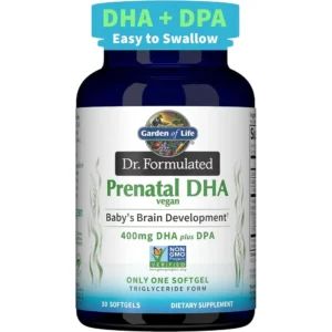 b086b67nmc_0.webp OMEGA 3 DHA VEGANO GARDEN OF LIFE DR. FORMULATED PRENATAL 400 MG + DPA 90 MG 30 CÁPSULAS