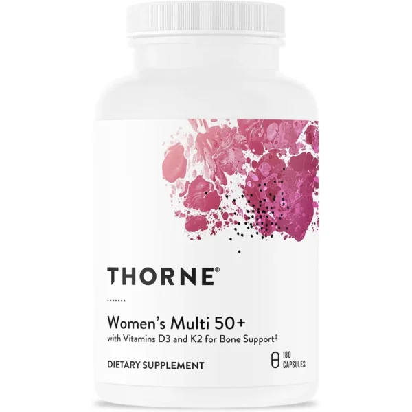 b0877wjhn7_1.webp MULTIVITAMÍNICO WOMEN'S MULTI 50+ THORNE 180 CÁPSULAS
