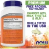 GLUTATIÓN NOW FOODS 500 MG CON CARDO MARIANO + ÁCIDO ALFA LIPOICO 100 CÁPSULAS | PACK 2