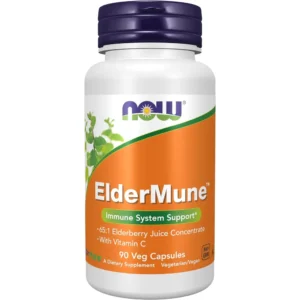 ELDERMUNE NOW FOODS CON SAÚCO + VITAMINA C 90 CÁPSULAS