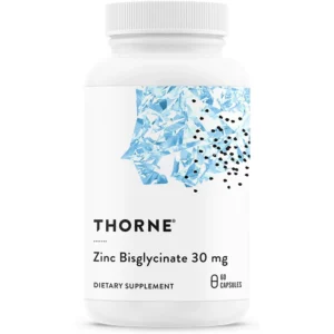 ZINC BISGLICINATO THORNE 30 MG 60 CÁPSULAS