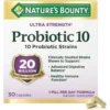 PROBIÓTICO 10 NATURE'S BOUNTY 20 BILLONES 10 CEPAS 30 CÁPSULAS