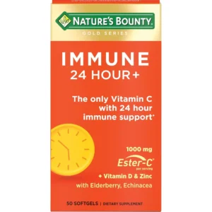 IMMUNE 24 HOUR+ NATURE'S BOUNTY 50 CÁPSULAS BLANDAS