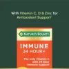 IMMUNE 24 HOUR+ NATURE'S BOUNTY 50 CÁPSULAS BLANDAS