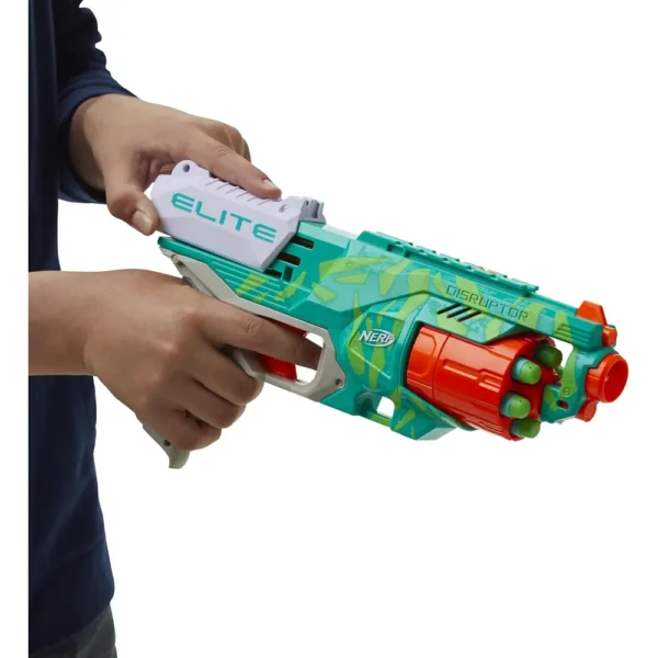 NERF LANZADOR ELITE DISRUPTOR DYNAMIC GREEN