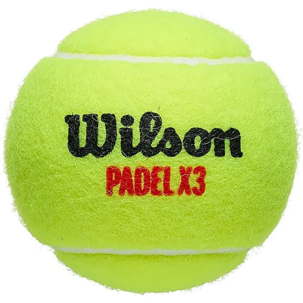 PELOTA DE PÁDEL WILSON 3 UND AMARILLA