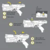 NERF LANZADOR RIVAL KRONOS XVIII-500 BLANCO
