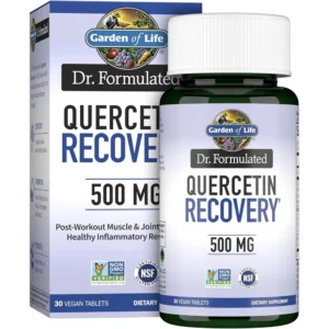 QUERCETINA GARDEN OF LIFE DR. FORMULATED RECOVERY 500 MG + ZINC 11 MG 30 TABLETAS