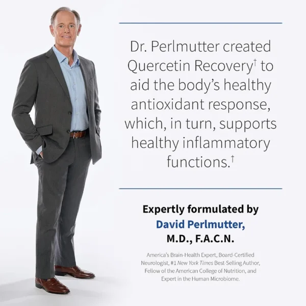 QUERCETINA GARDEN OF LIFE DR. FORMULATED RECOVERY 500 MG + ZINC 11 MG 30 TABLETAS