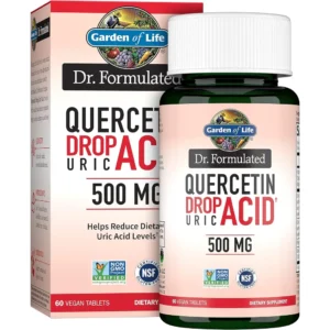 QUERCETINA GARDEN OF LIFE 500 MG + VITAMINA C 500 MG + LUTEOLINA 50 MG 60 TABLETAS