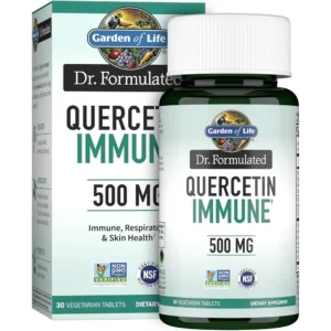 QUERCETINA GARDEN OF LIFE DR. FORMULATED IMMUNE 500 MG + VITAMINA C + D3 30 TABLETAS