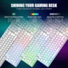 COMBO GAMER REDTHUNDER K10 TECLADO + MOUSE INALÁMBRICO 3200 DPI LED | BLANCO