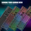 COMBO GAMER REDTHUNDER K10 TECLADO + MOUSE INALÁMBRICO 3200 DPI LED | NEGRO