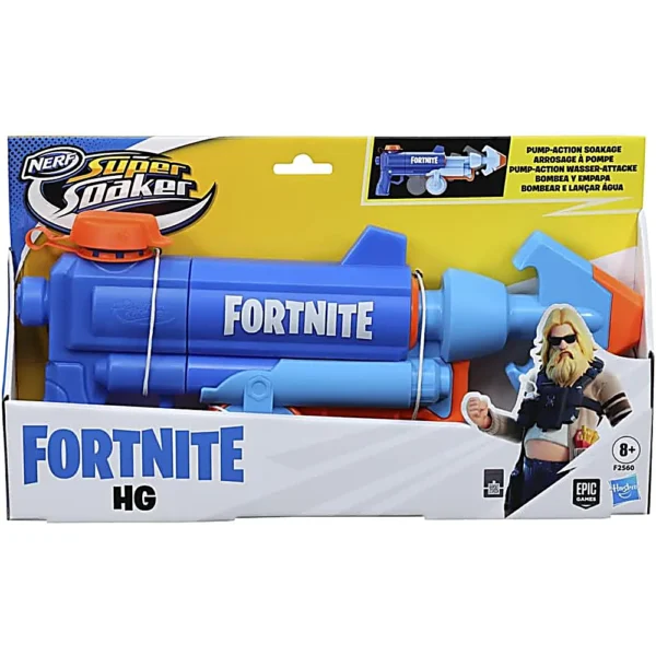 NERF LANZADOR SUPER SOAKER FORTNITE HG