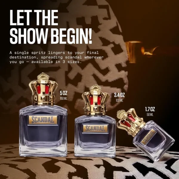 PERFUME JEAN PAUL GAULTIER SCANDAL POUR HOMME EDT 1.7 OZ / 50 ML