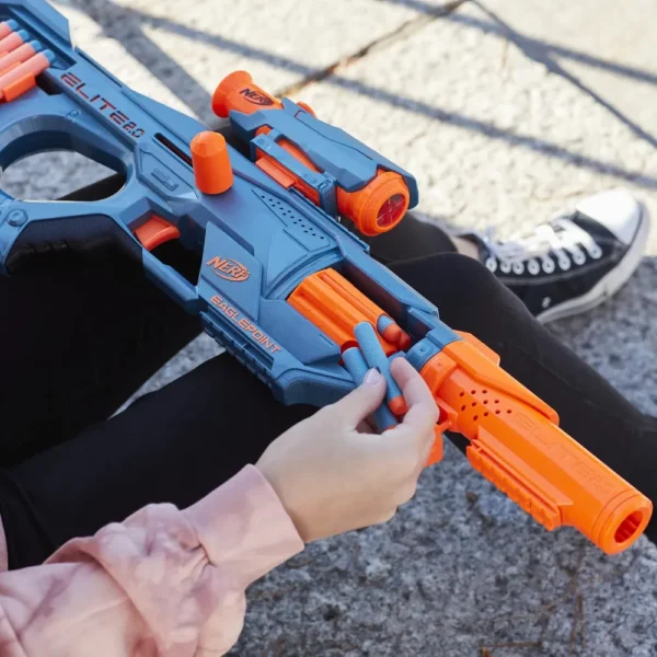 b09cbqm64n_4.webp NERF LANZADOR ELITE 2.0 EAGLEPOINT RD-8 CON 16 DARDOS | FRUSTRATION-FREE PACKAGING