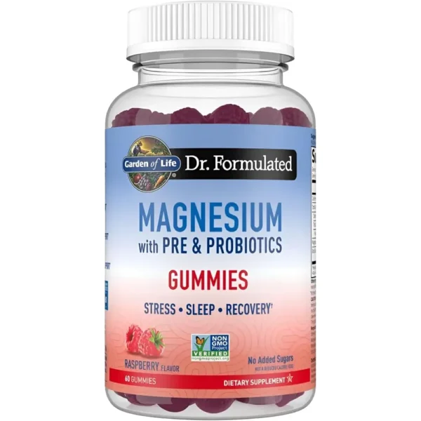 MAGNESIO GARDEN OF LIFE DR. FORMULATED 400 MG FRAMBUESA 60 GOMITAS