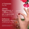 MAGNESIO GARDEN OF LIFE DR. FORMULATED 400 MG FRAMBUESA 60 GOMITAS