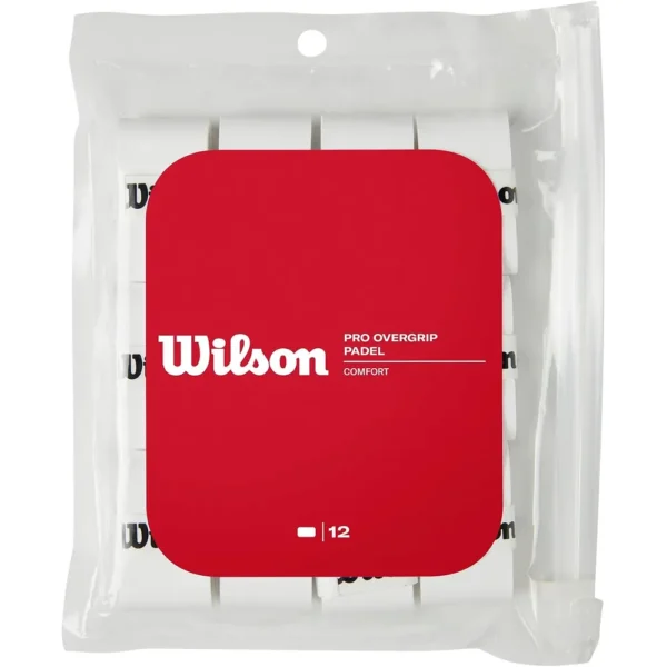 OVERGRIP DE PÁDEL WILSON PRO 12 PZS BLANCO