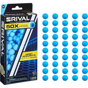 NERF RONDAS RIVAL ACCU-ROUND PAQUETE DE 50 PIEZAS