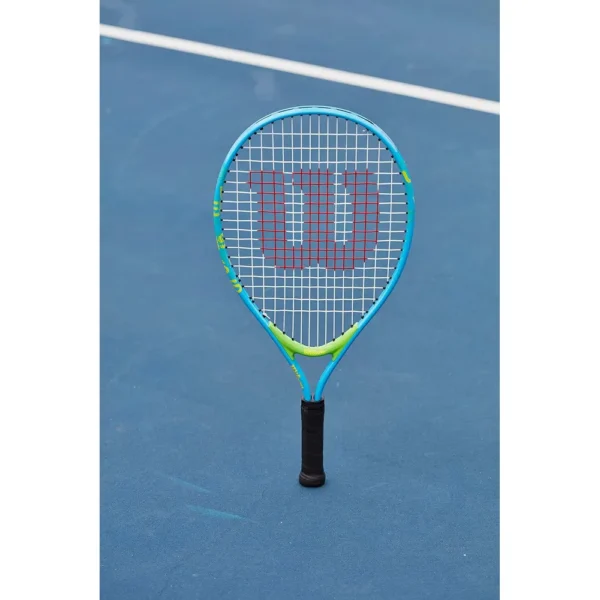 RAQUETA DE TENNIS WILSON US OPEN JR 21 AZUL VERDE 21"
