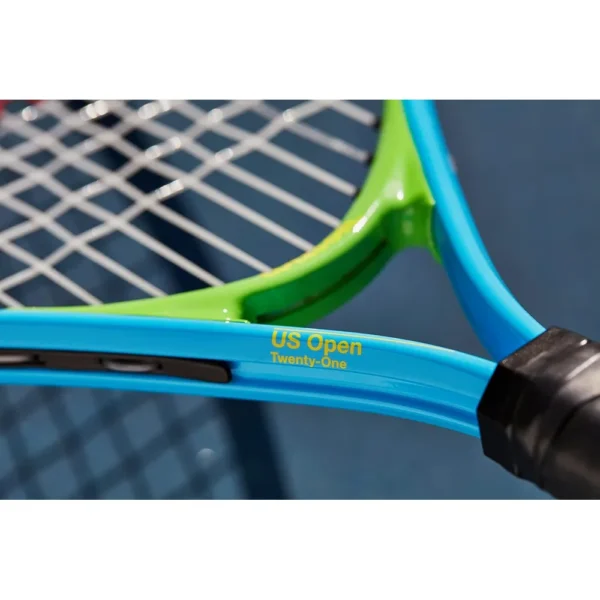 RAQUETA DE TENNIS WILSON US OPEN JR 21 AZUL VERDE 21"