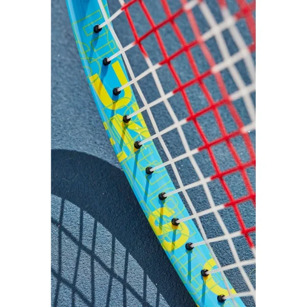 RAQUETA DE TENNIS WILSON US OPEN JR 21 AZUL VERDE 21"
