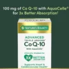 COENZIMA Q10 ADVANCED TRIPLE ABSORB NATURE'S BOUNTY 100 MG 90 CÁPSULAS BLANDAS