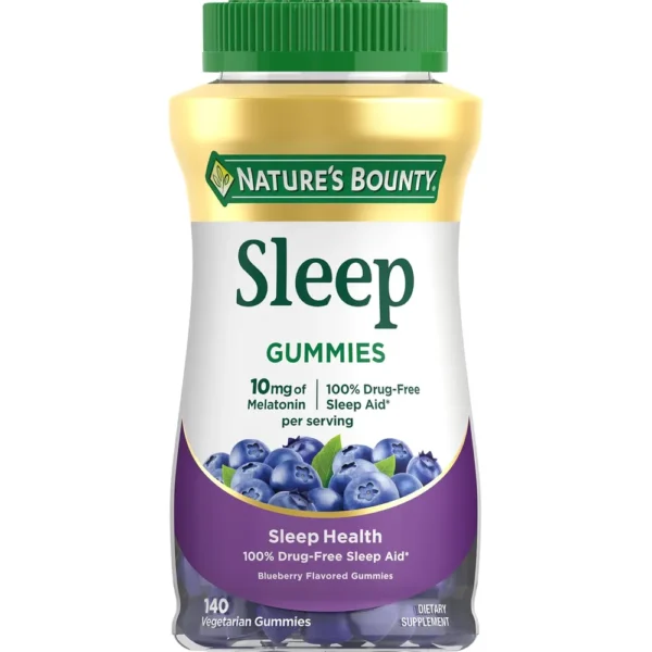 b09srt7nbv_1.webp MELATONINA NATURE'S BOUNTY 10 MG ARÁNDANO 140 GOMITAS