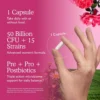 PROBIÓTICO GARDEN OF LIFE DR. FORMULATED WOMEN'S PH 50 BILLONES 15 CEPAS 30 CÁPSULAS