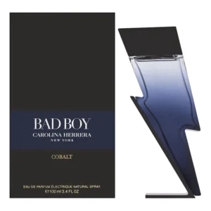 PERFUME CAROLINA HERRERA BAD BOY COBALT EDP ÉLECTRIQUE HOMBRE 3.4 OZ / 100 ML
