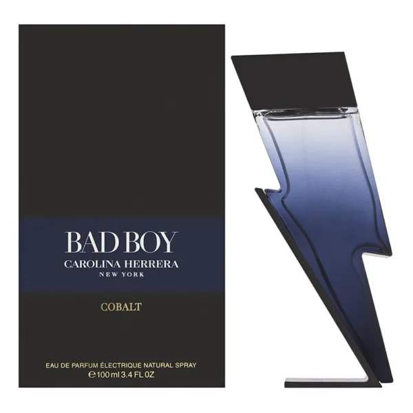 PERFUME CAROLINA HERRERA BAD BOY COBALT EDP ÉLECTRIQUE HOMBRE 3.4 OZ / 100 ML