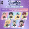 TAMAGOTCHI NANO BTS TINYTAN HUGMY SUGA FIGURA DE VINILO Y MASCOTA ELECTRÓNICA