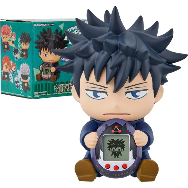 TAMAGOTCHI NANO JUJUTSU KAISEN FUSHIGURO FIGURA HUGMY Y MASCOTA ELECTRÓNICA